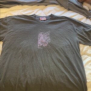 Hapari Olive Green Graphic T-Shirt